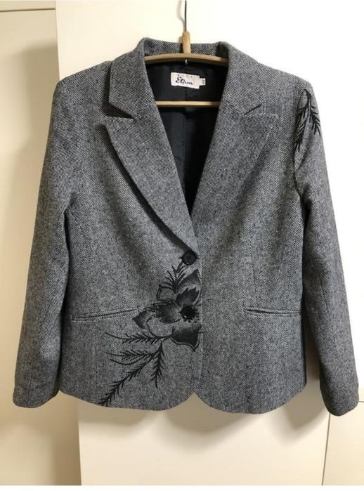 Femme Etam Blazer Gris Laine 42