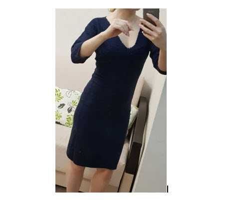 Женское Платье Синее 38