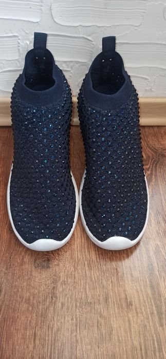 Donna Dune London Mocassini Blu Navy Tessuto 38.5