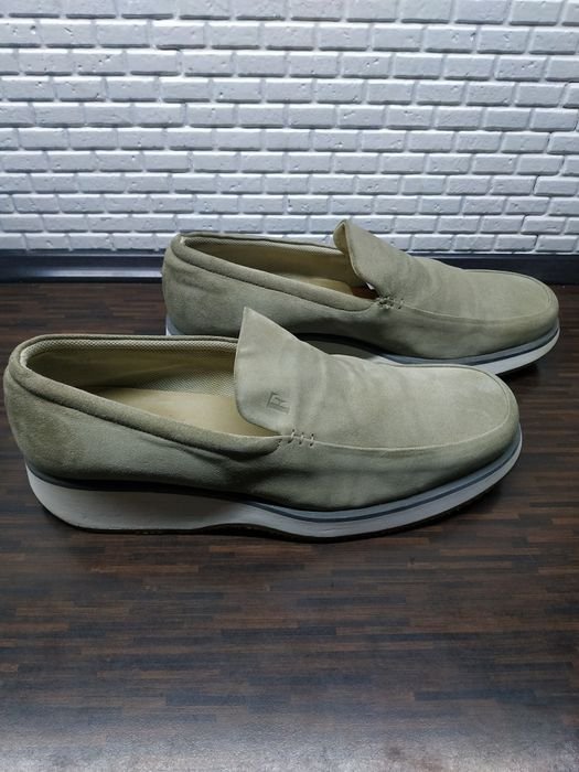 Uomo Gianfranco Ferre Mocassini Beige Suede 43