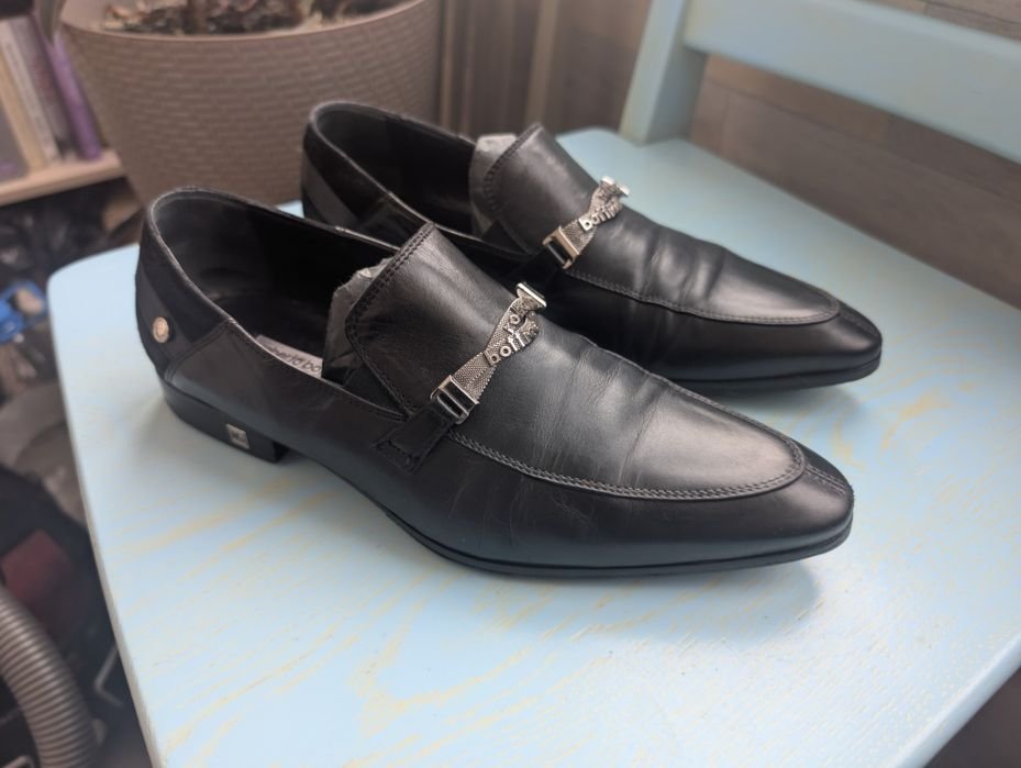 Uomo Roberto Botticelli Tacchi Nero Pelle 40