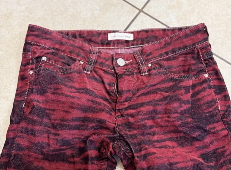 Мужской Isabel Marant Штаны Красный 30