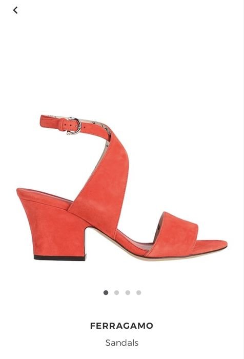 Женские Salvatore Ferragamo Босоножки Оранжевые