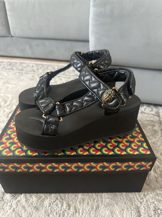 Donna Kurt Geiger Tacchi Nero Pelle 38.5