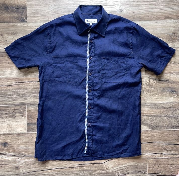 Мужской Lacoste Рубашка Тёмно-синий Другой