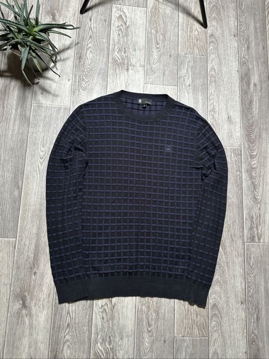 Men G-Star Raw Sweater Black Cotton 38