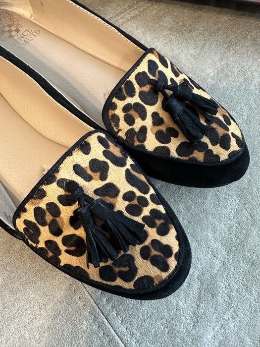 Femme Vince Camuto Mocassins Noir Cuir 37.5