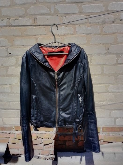 Women DSQUARED² Jacket Black Leather 38
