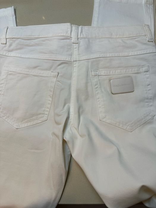Women Dolce Gabbana Jeans White Denim