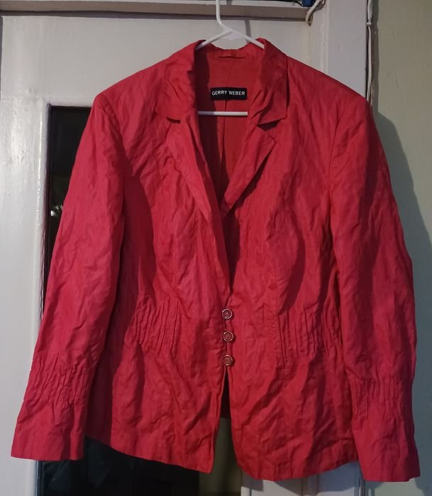 Women Victoria's Secret Blazer Red Polyester 44