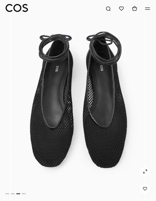Женские COS Туфли Чёрные 40