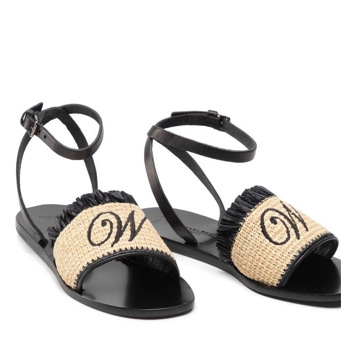 Женские Max Mara Босоножки Чёрные 38