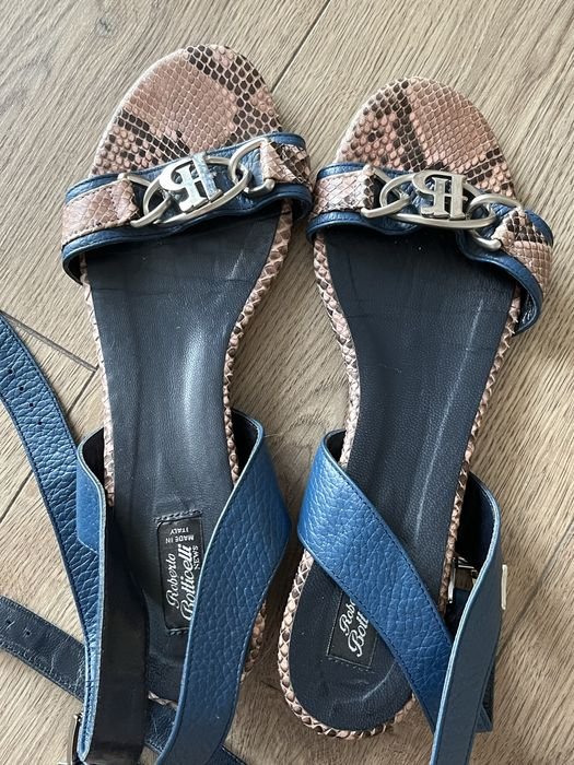 Donna Roberto Botticelli Tacchi Blu Navy Pelle 39