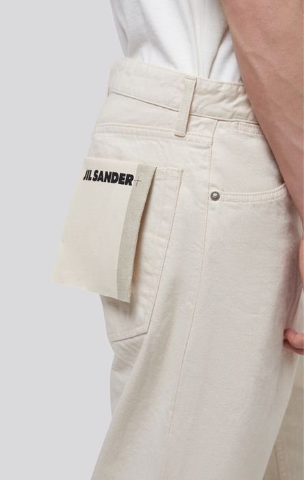 Men Jil Sander Jeans Beige Cotton 32