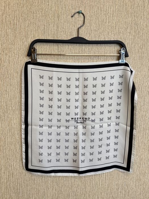 Unisexe Max Mara Écharpe Soie 44x44