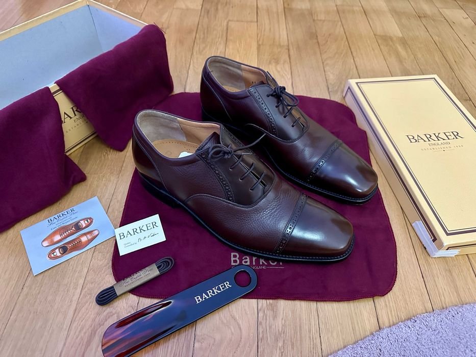 Men Barker Loafers Brown 46