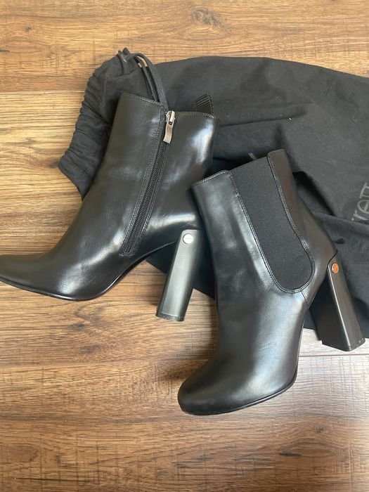 Women Neil Barrett Boots Black Leather 37