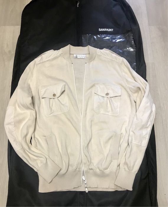 Women Brunello Cucinelli Sweater Beige Cotton 40