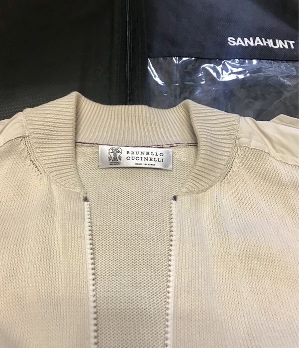 Women Brunello Cucinelli Sweater Beige Cotton 40