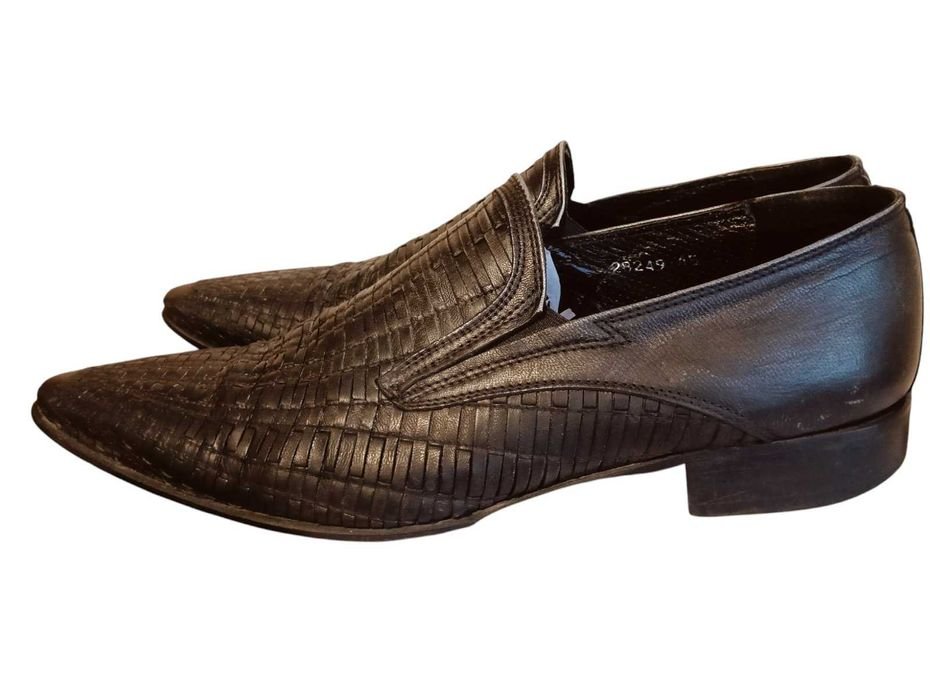 Uomo Carlo Pazolini Tacchi Nero Pelle 45