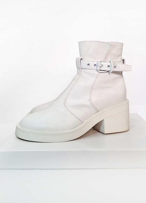 Damen Maison Martin Margiela MM6 Weiß Leder 38