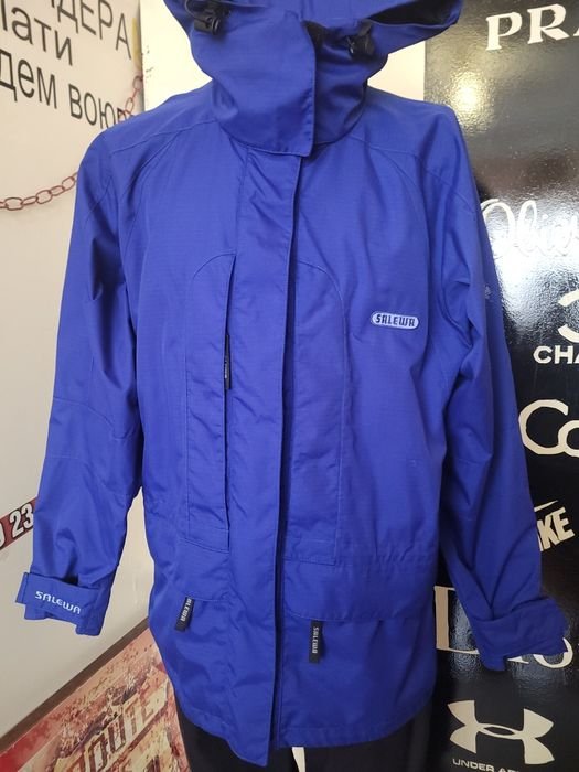Men Salewa Windbreaker Navy 42