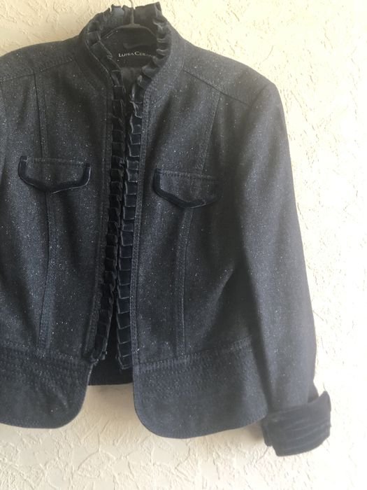 Femme Luisa Cerano Veste Grise Velours M