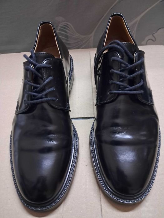 Men Lloyd Heels Black Leather 43