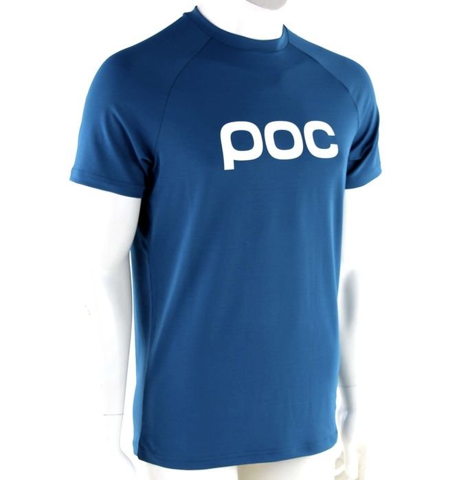 Herren POC T-Shirt Marineblau Polyester 40