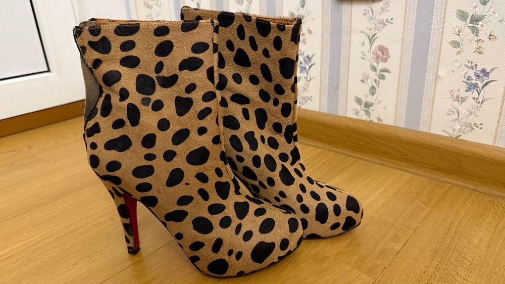Femme Christian Louboutin Bottines Cuir 23,5 cm