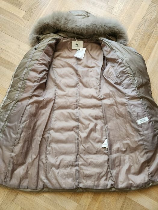 Damen Cerruti Daunenjacke Beige 38