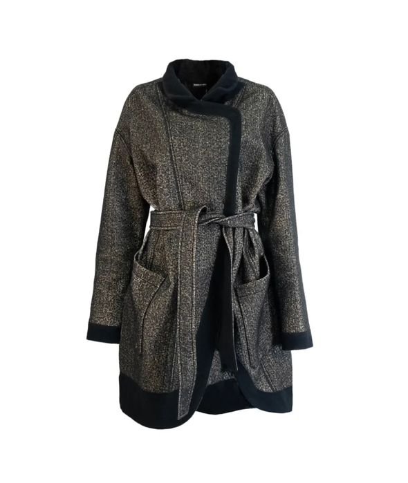 Женское Sonia Rykiel Пальто Чёрное 42