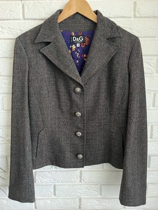 Donna Dolce&Gabbana Blazer Grigio Lana 38