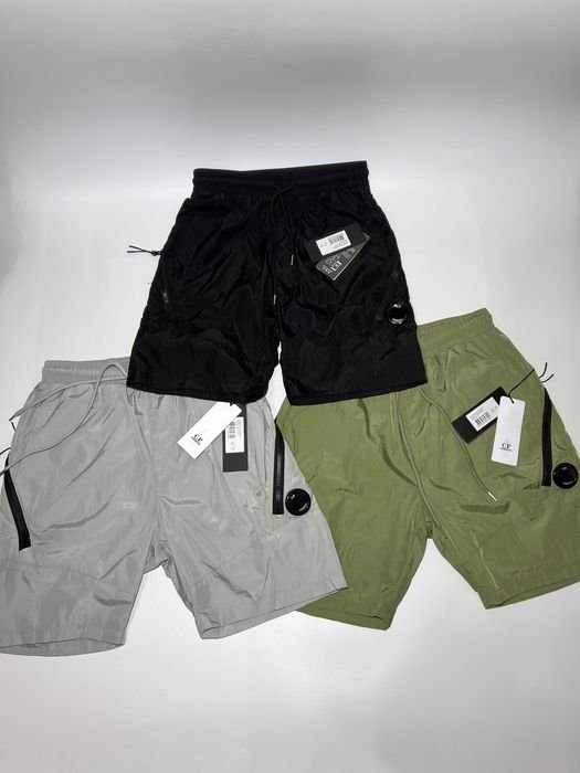 Мужской c.p company Шорты Серые 32