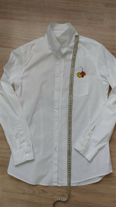 Uomo Iceberg Camicia Bianca Cotone 40