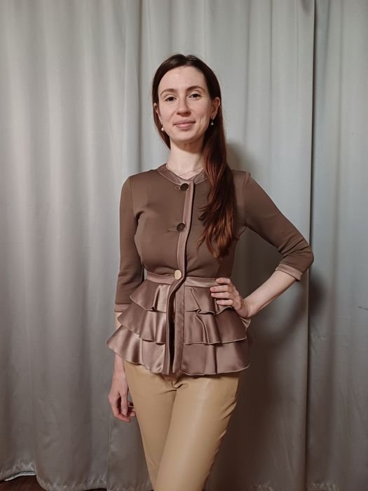 Женский Rinascimento Жакет Тёплый Шоколад