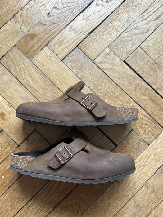 Damen Birkenstock Boston Braun Leder 40