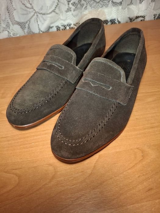 Uomo Kurt Geiger Mocassini Marrone Suede 42