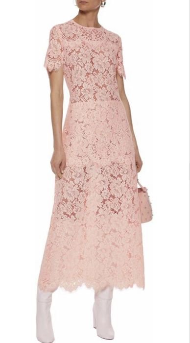 Женский Ganni Платье Розовый 36