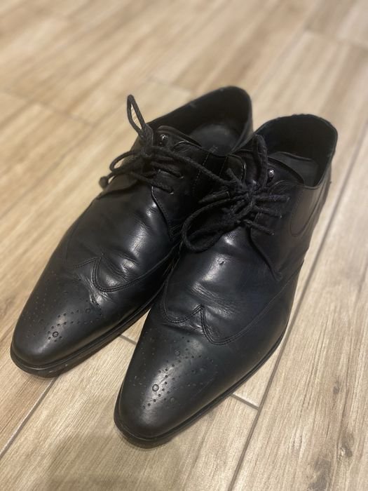 Men Melvin & Hamilton Heels Black Leather 44