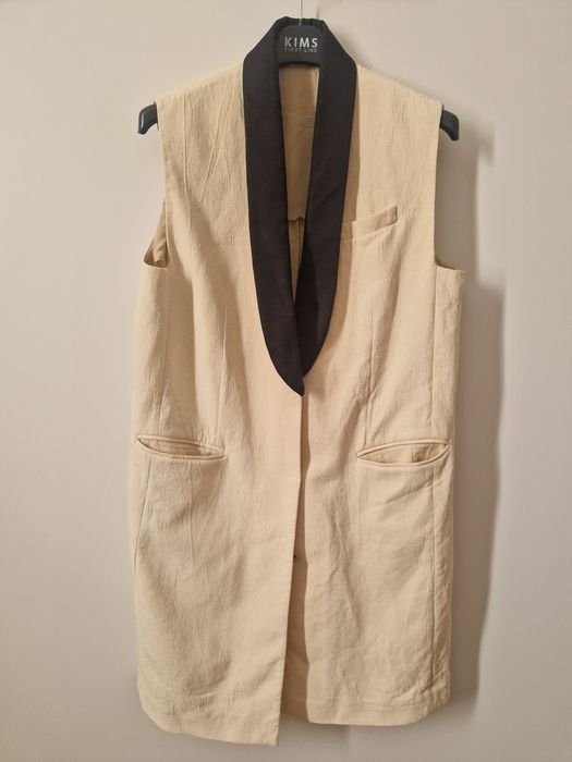 Femme Brunello Cucinelli Gilet Blanc Coton 42IT