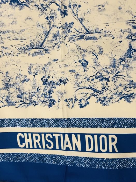 Унисекс Dior Шарф Шелк 58x58см