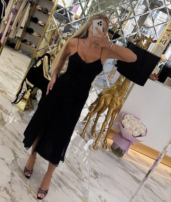 Damen Ermanno Scervino Kleid Schwarz 36