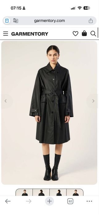 Women Maison Margiela Trench Black 38