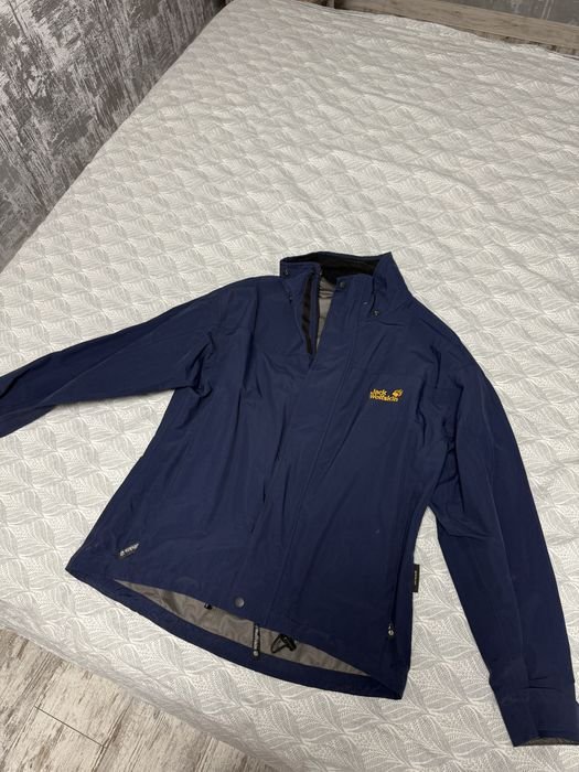 Donna Jack Wolfskin Giacca a Vento Blu Navy 34