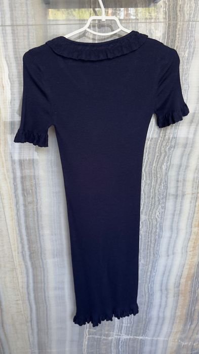Donna Love Moschino Abito Blu Navy Maglia 38