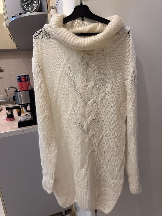 Herren Ermanno Scervino Pullover Weiß Wolle One