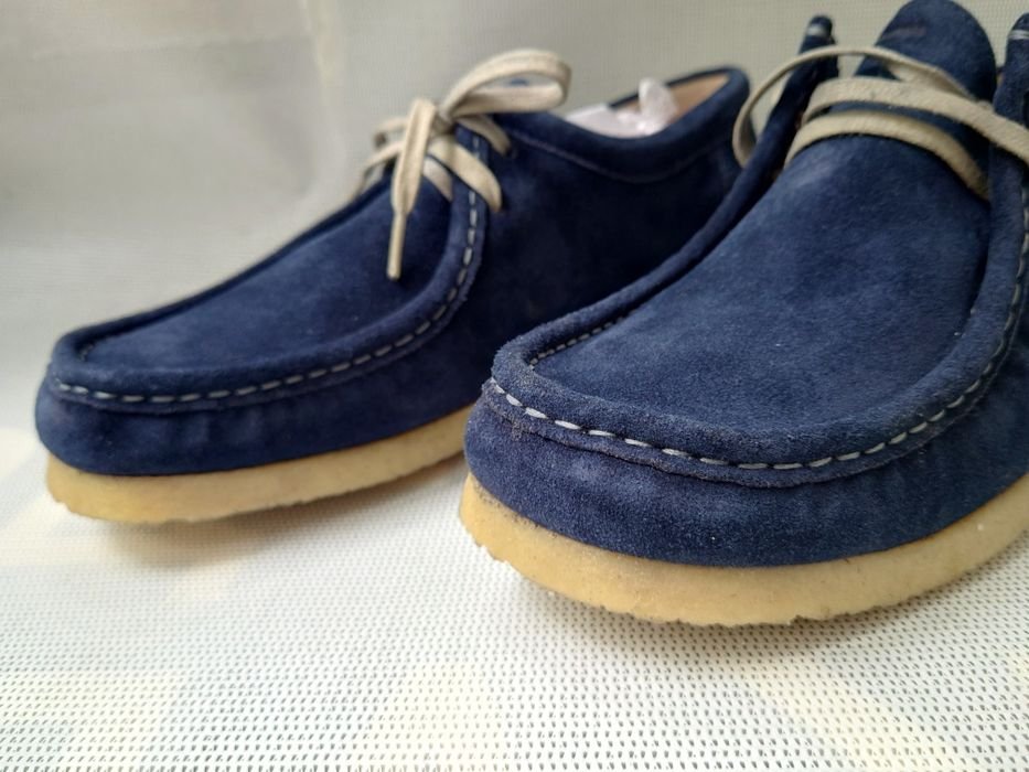 Мужские Sioux Мокасины Тёмно-синий Замша 46