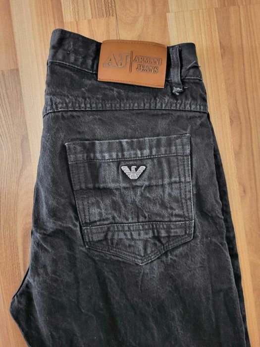 Мужские Armani Джинсы Чёрные 32