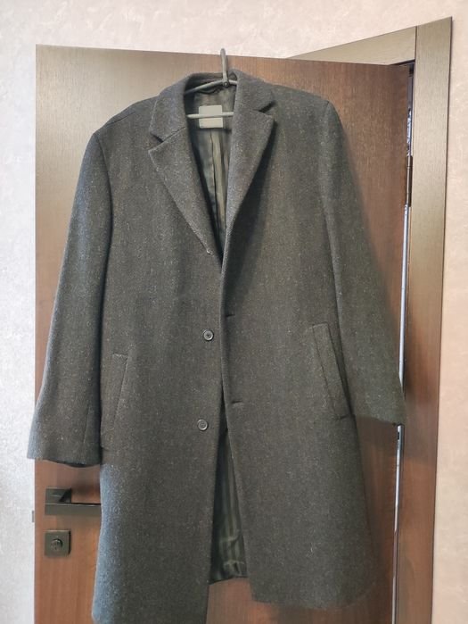 Мужской Cinque Пальто Серый Шерсть 44